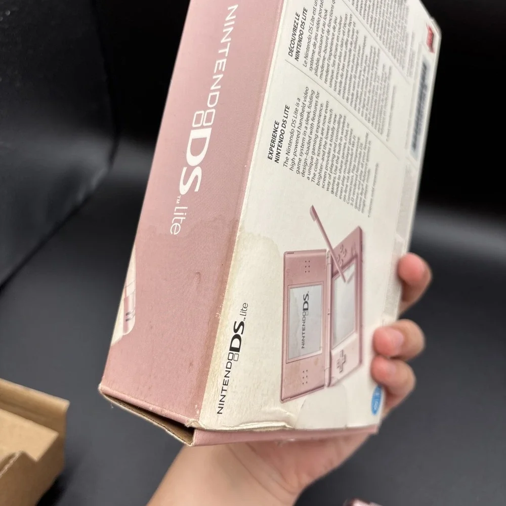 Nintendo DS Lite Pink Handheld System Console w/ Box